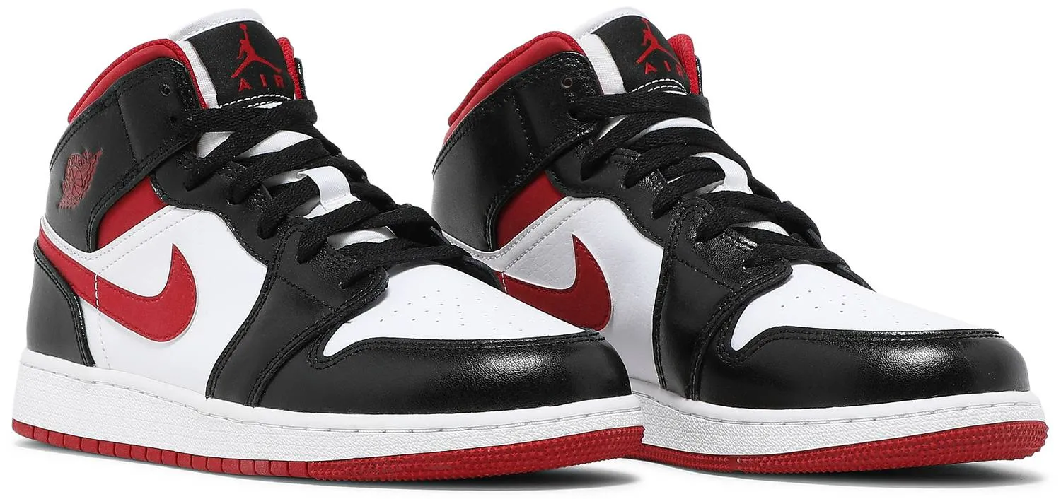 Air Jordan 1 Mid GS 'Black Gym Red'