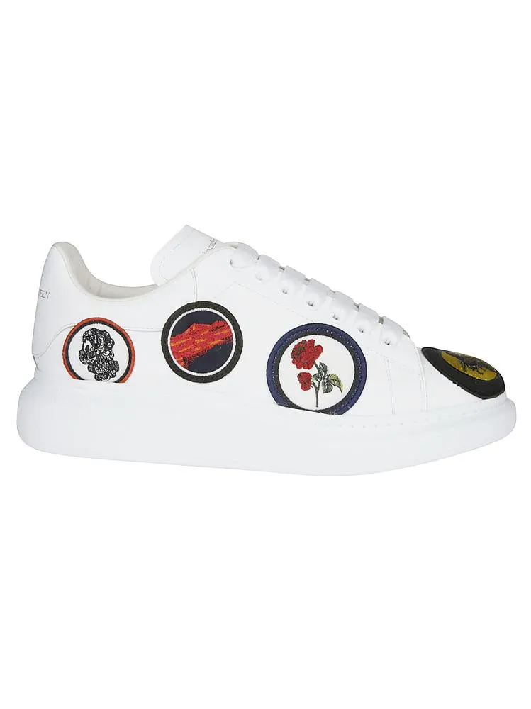 Alexander McQueen Badge Embroidered Sneakers
