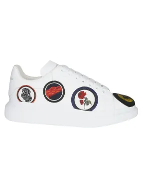 Alexander McQueen Badge Embroidered Sneakers