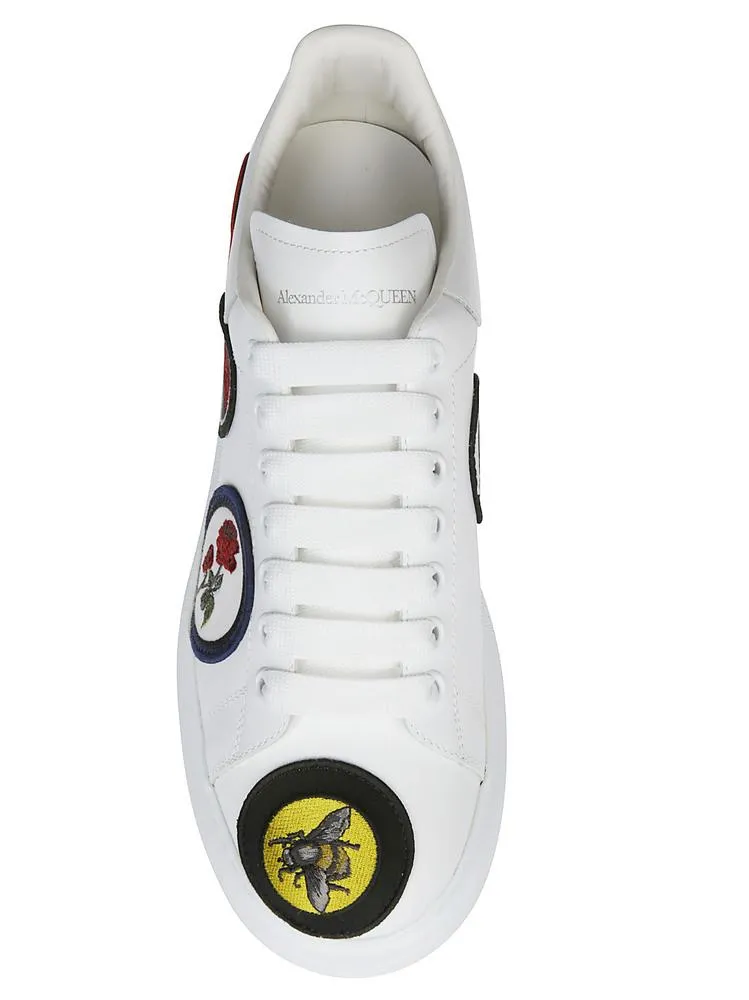 Alexander McQueen Badge Embroidered Sneakers