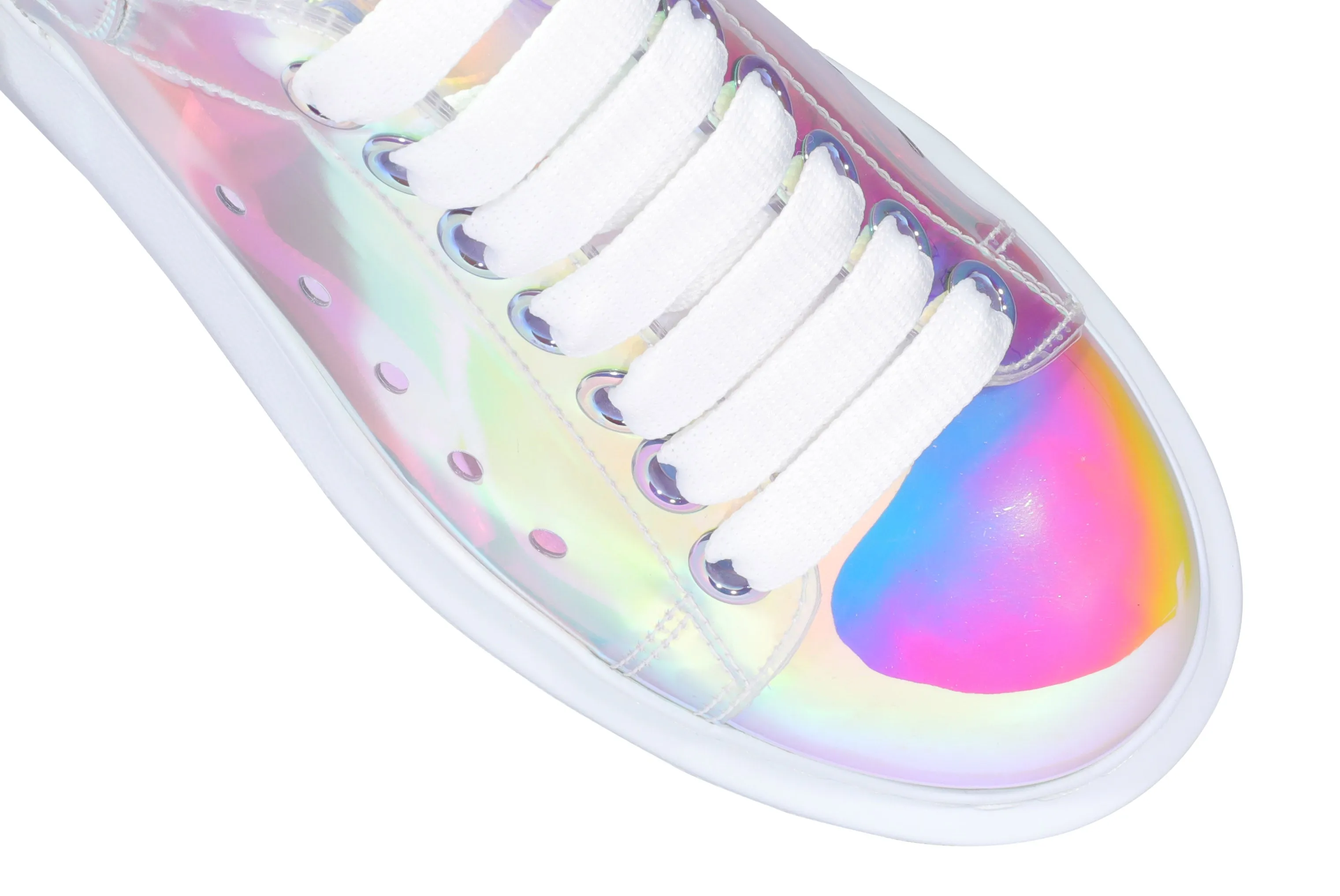 Alexander McQueen Holographic Oversized Sneakers