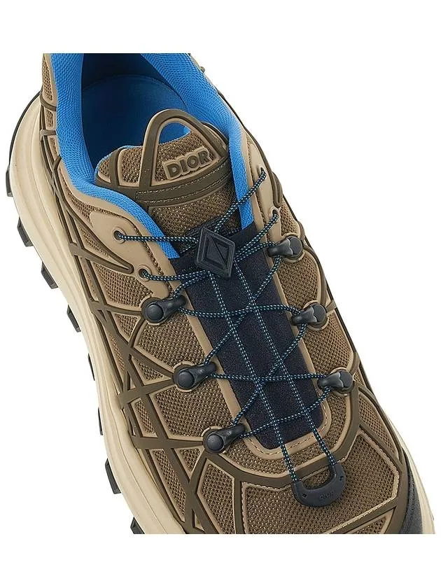 B31 Runner Technical Mesh Rubber Warped Low Top Sneakers Brown