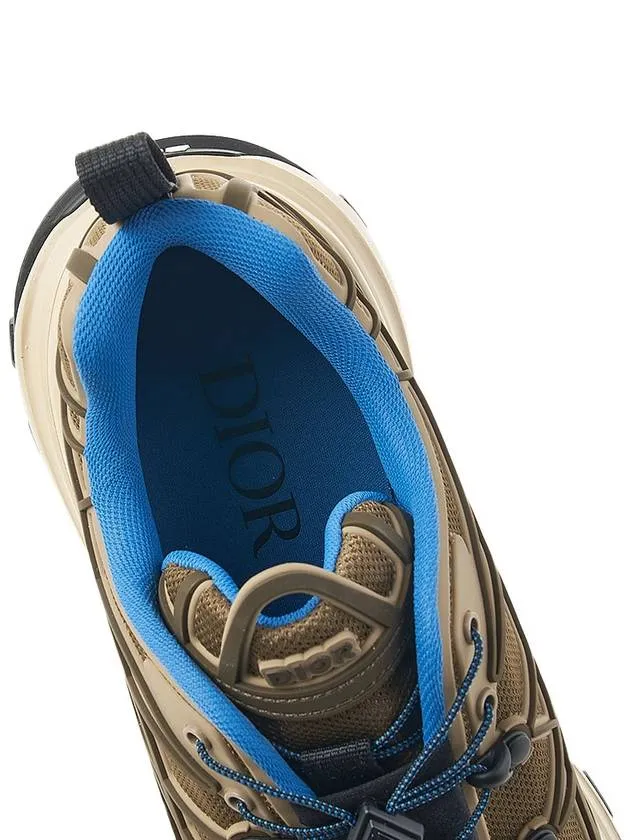 B31 Runner Technical Mesh Rubber Warped Low Top Sneakers Brown