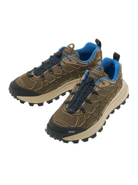 B31 Runner Technical Mesh Rubber Warped Low Top Sneakers Brown