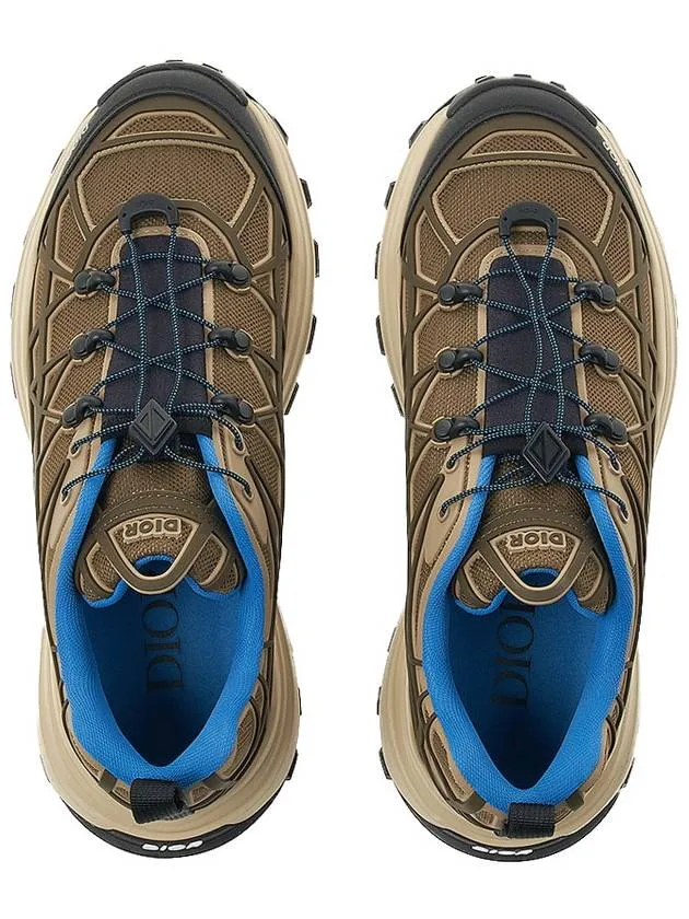 B31 Runner Technical Mesh Rubber Warped Low Top Sneakers Brown