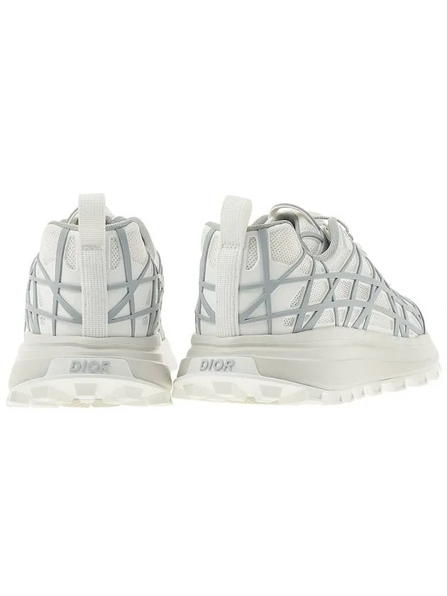 B31 Runner Technical Mesh Rubber Warped Low Top Sneakers White