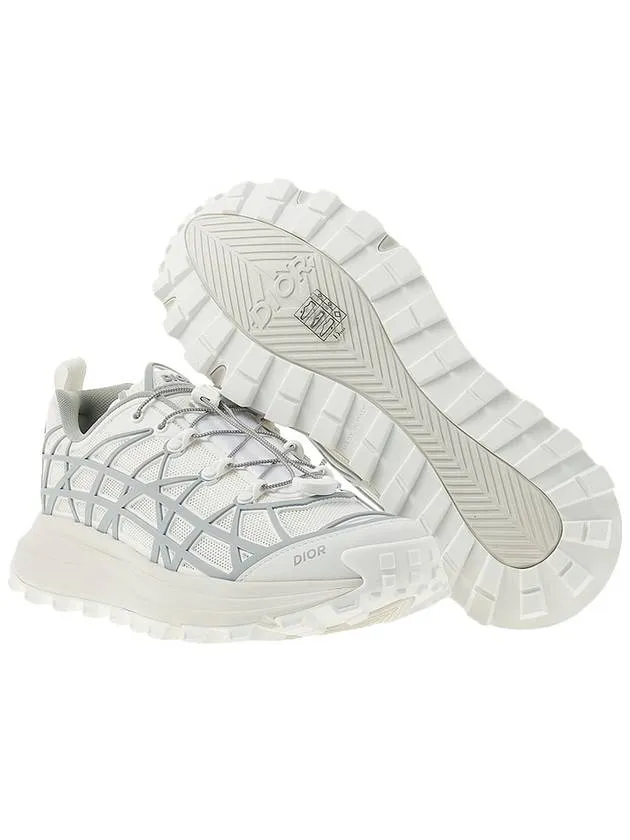 B31 Runner Technical Mesh Rubber Warped Low Top Sneakers White