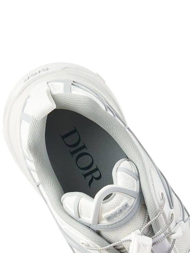 B31 Runner Technical Mesh Rubber Warped Low Top Sneakers White