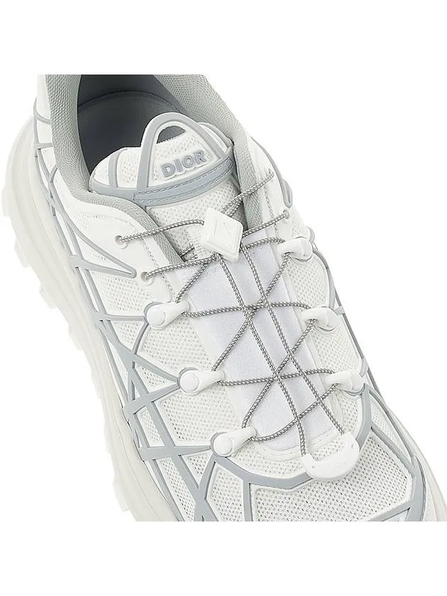 B31 Runner Technical Mesh Rubber Warped Low Top Sneakers White