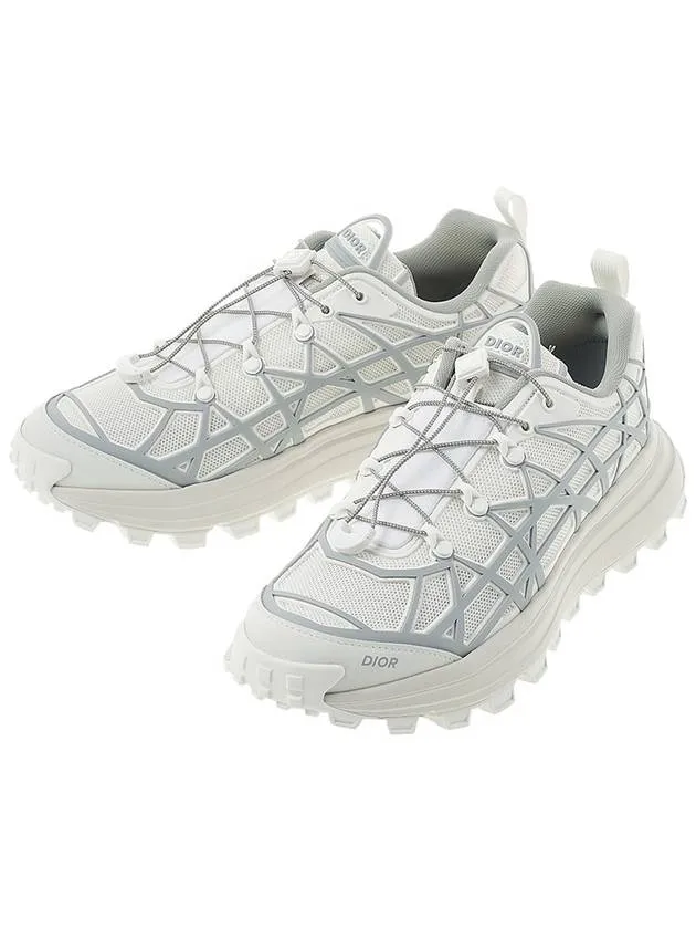 B31 Runner Technical Mesh Rubber Warped Low Top Sneakers White