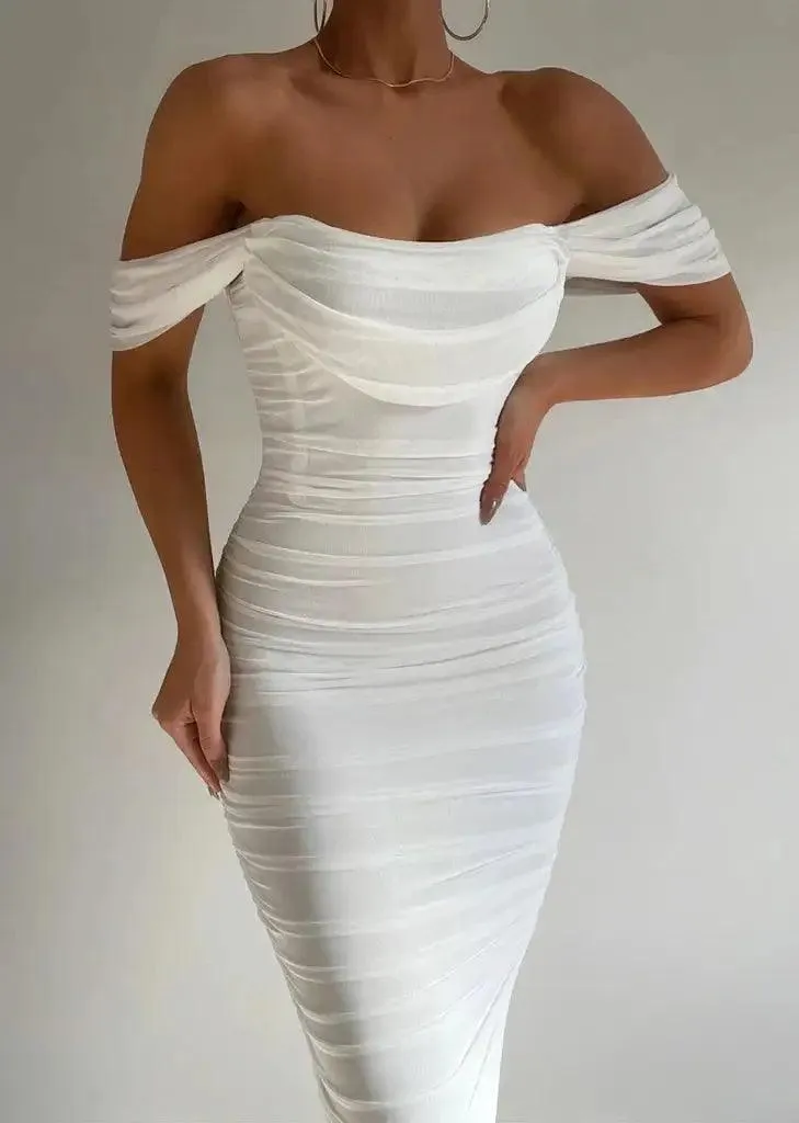 Elegant Sleeveless Midi Dress