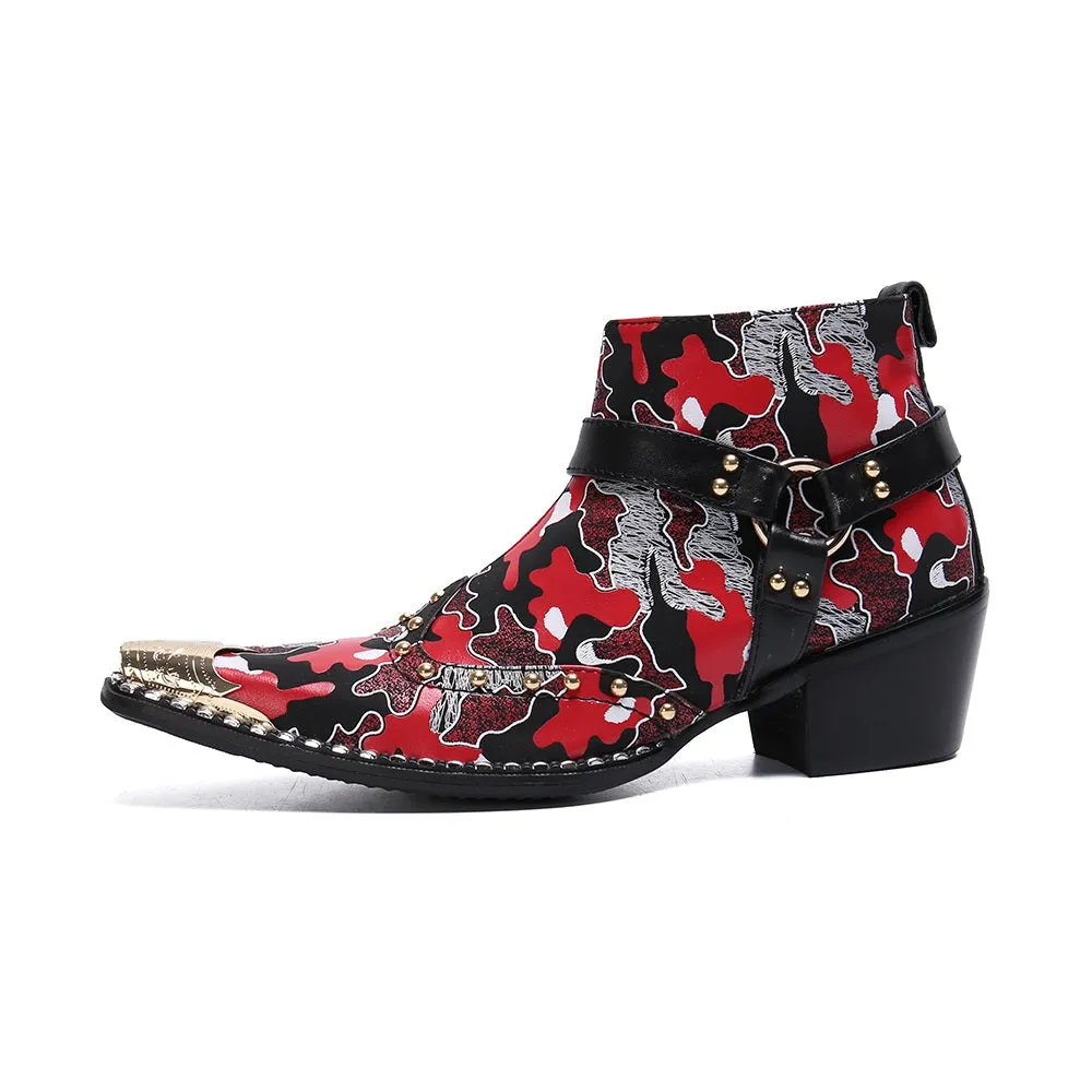 Harness Boots Camo Vamp