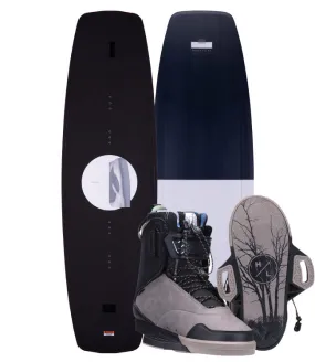 Hyperlite Pleasure Wakeboard Package with Defacto Boots (2022)