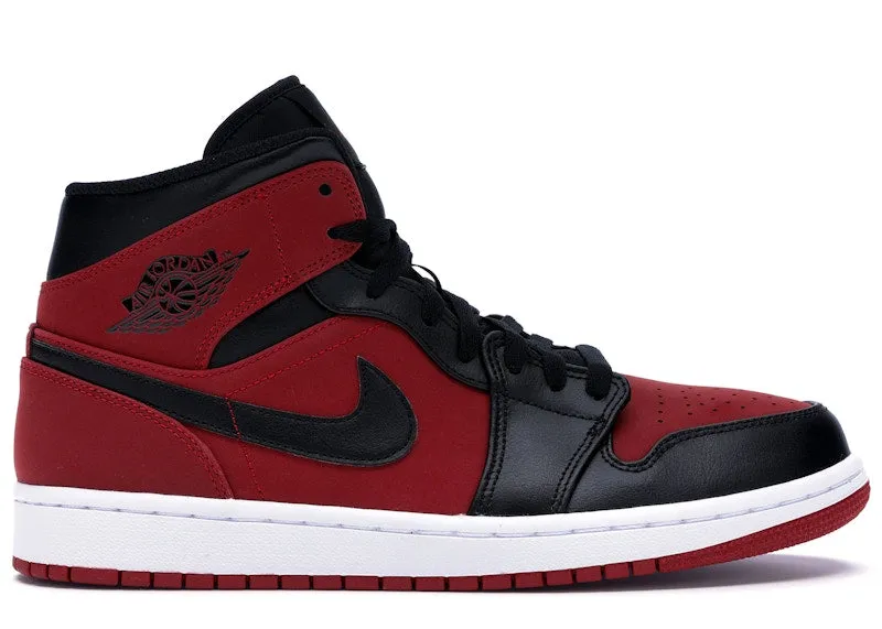 Jordan 1 Mid Gym Red Black
