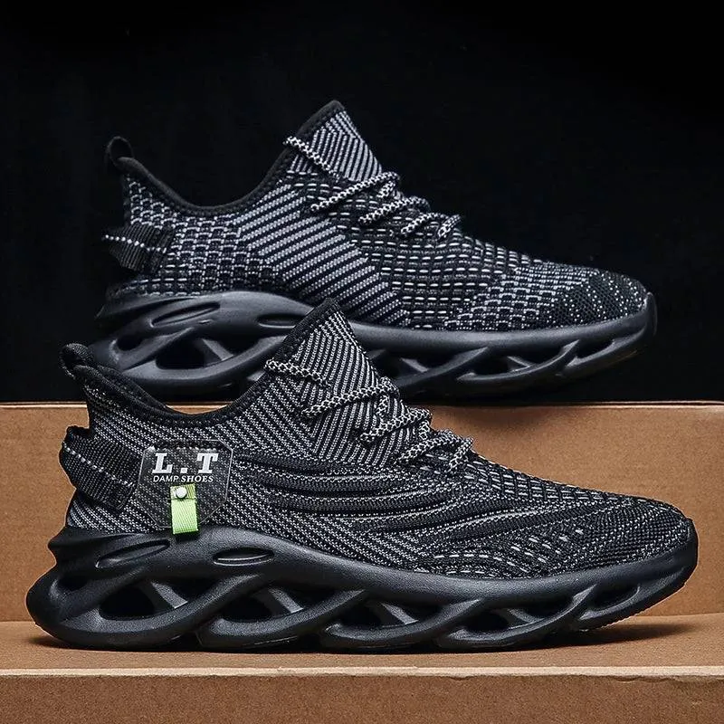 Lightweight Breathable Mesh Running Jogging Shoes - Casual Sneakers for Outdoor Sports with Shock-absorption