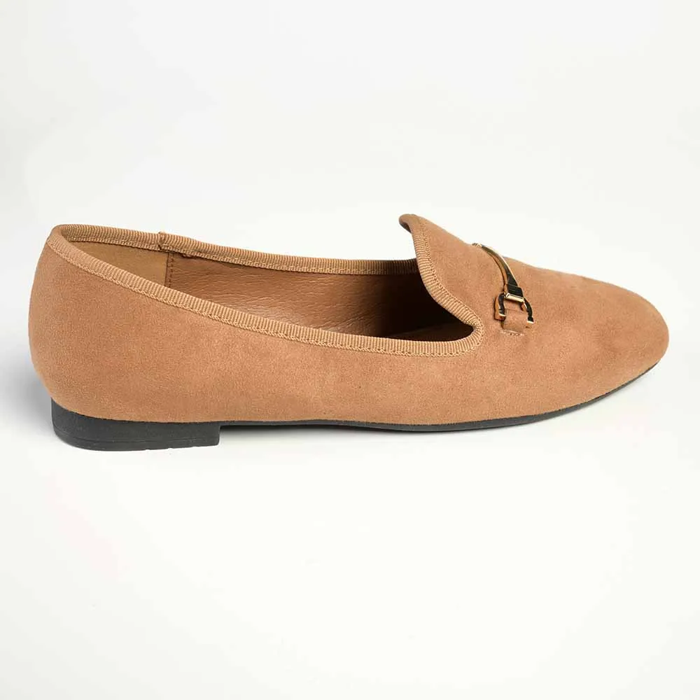 Madison Pearl - Metal Trim Pump - Taupe