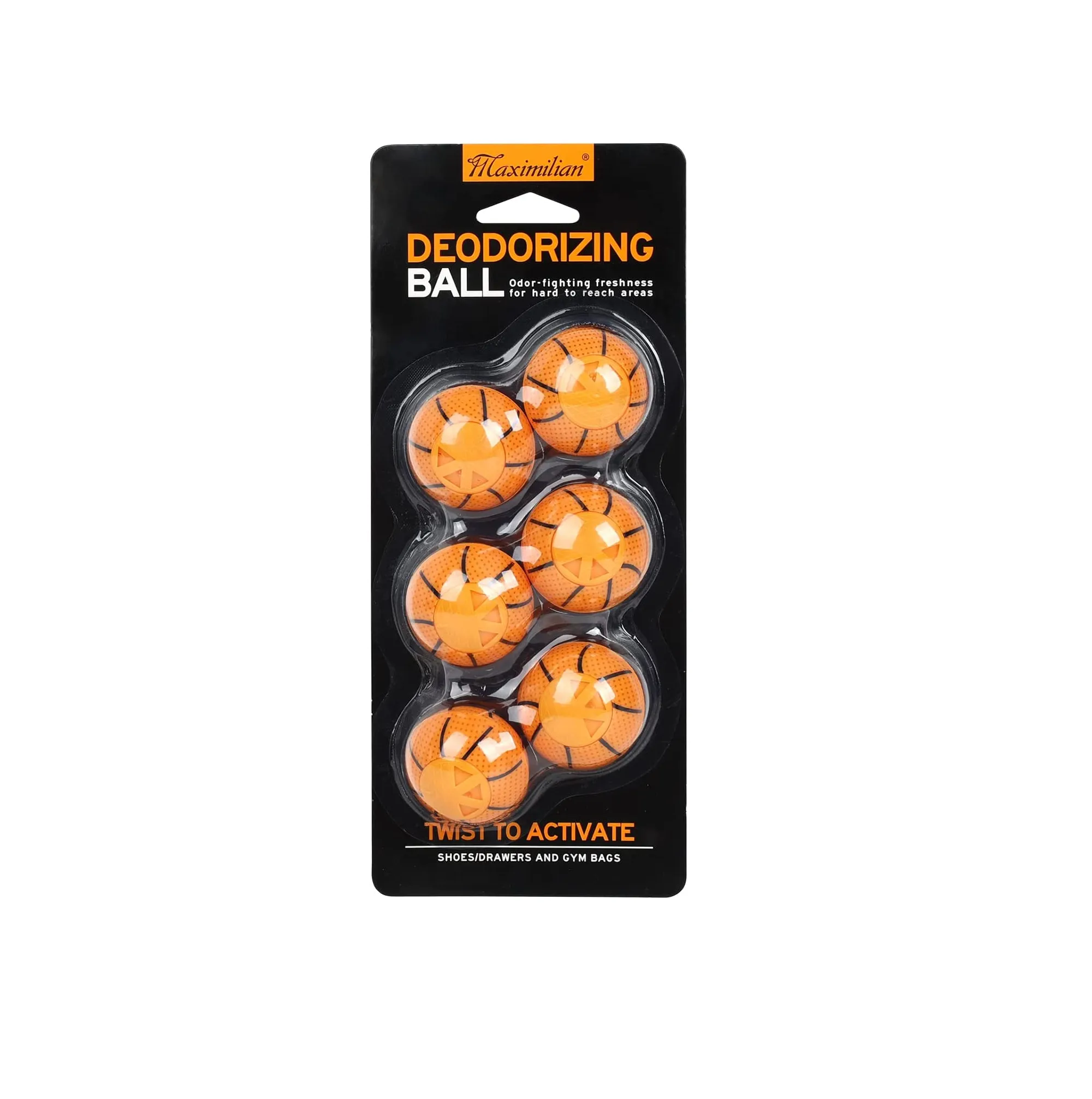 MAXIMILIAN Professional Shoe Deodorizer Balls Shoe Fresheners Balls  Foot Odor Eliminator Odor