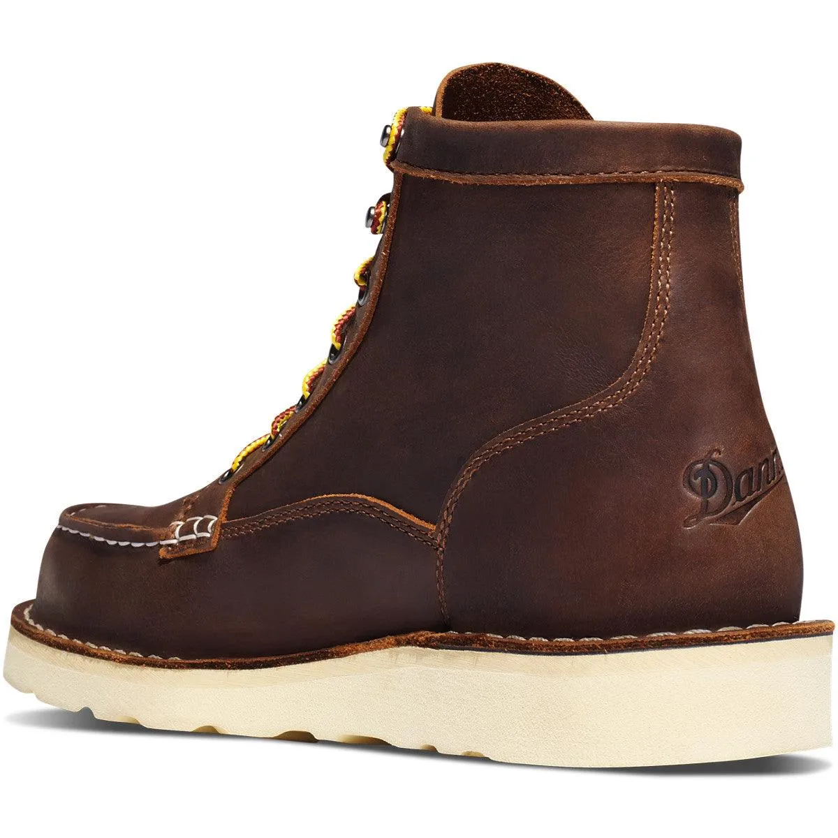 Men's 6" Bull Run Steel Toe Boots - Brown