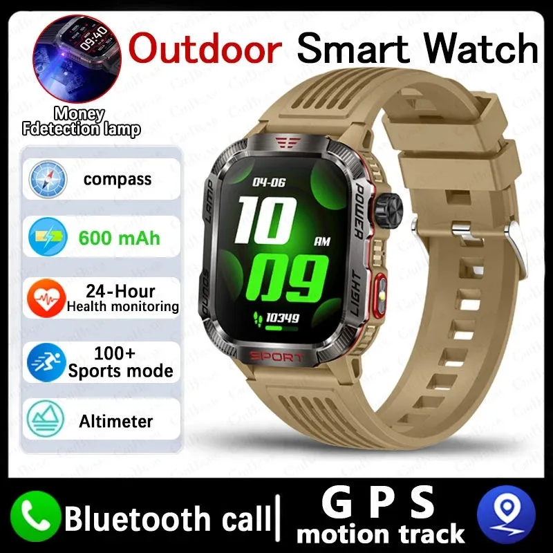 Military GPS Smart Watch - Rugged, Waterproof, Fitness Tracker