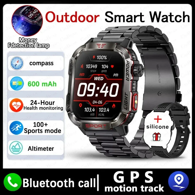 Military GPS Smart Watch - Rugged, Waterproof, Fitness Tracker