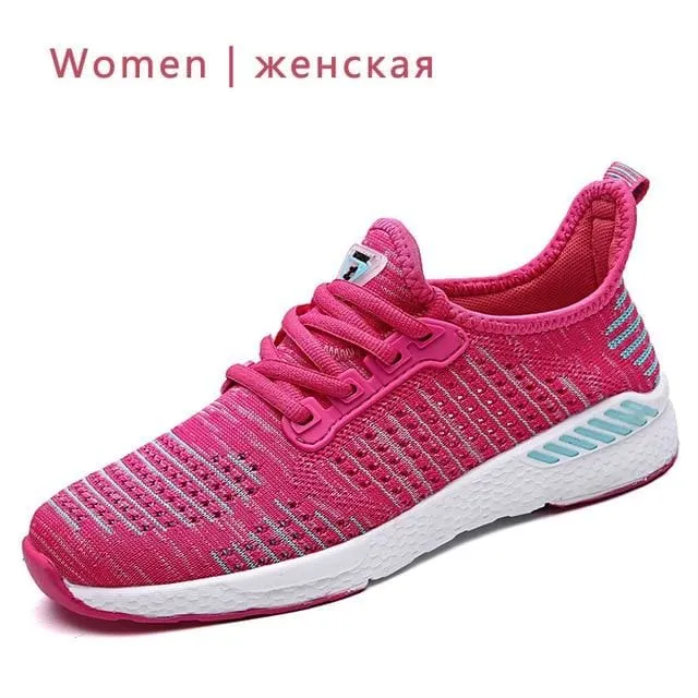 New Men / Women Shoes Lac-up Breathable Sneakers