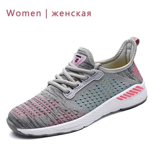 New Men / Women Shoes Lac-up Breathable Sneakers