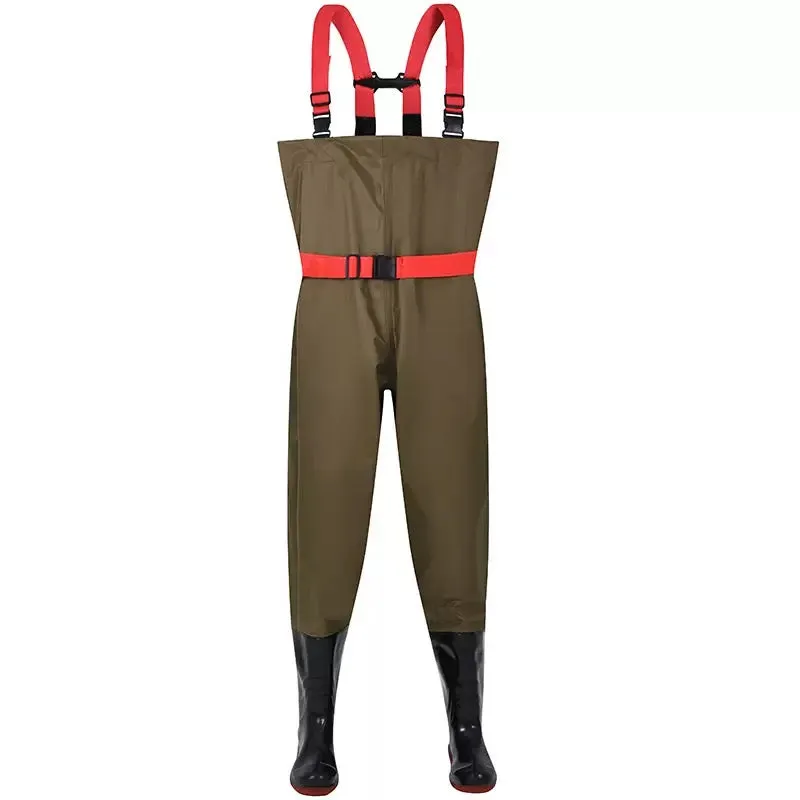 Nylon Fishing Waders Waterproof Lightweight Breathable Chest Waders for Adults