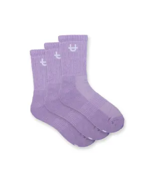 Original Crew Socks Lavender 3-Pack