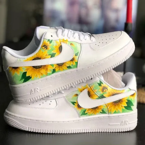 Sunflower Field Custom Air Force 1