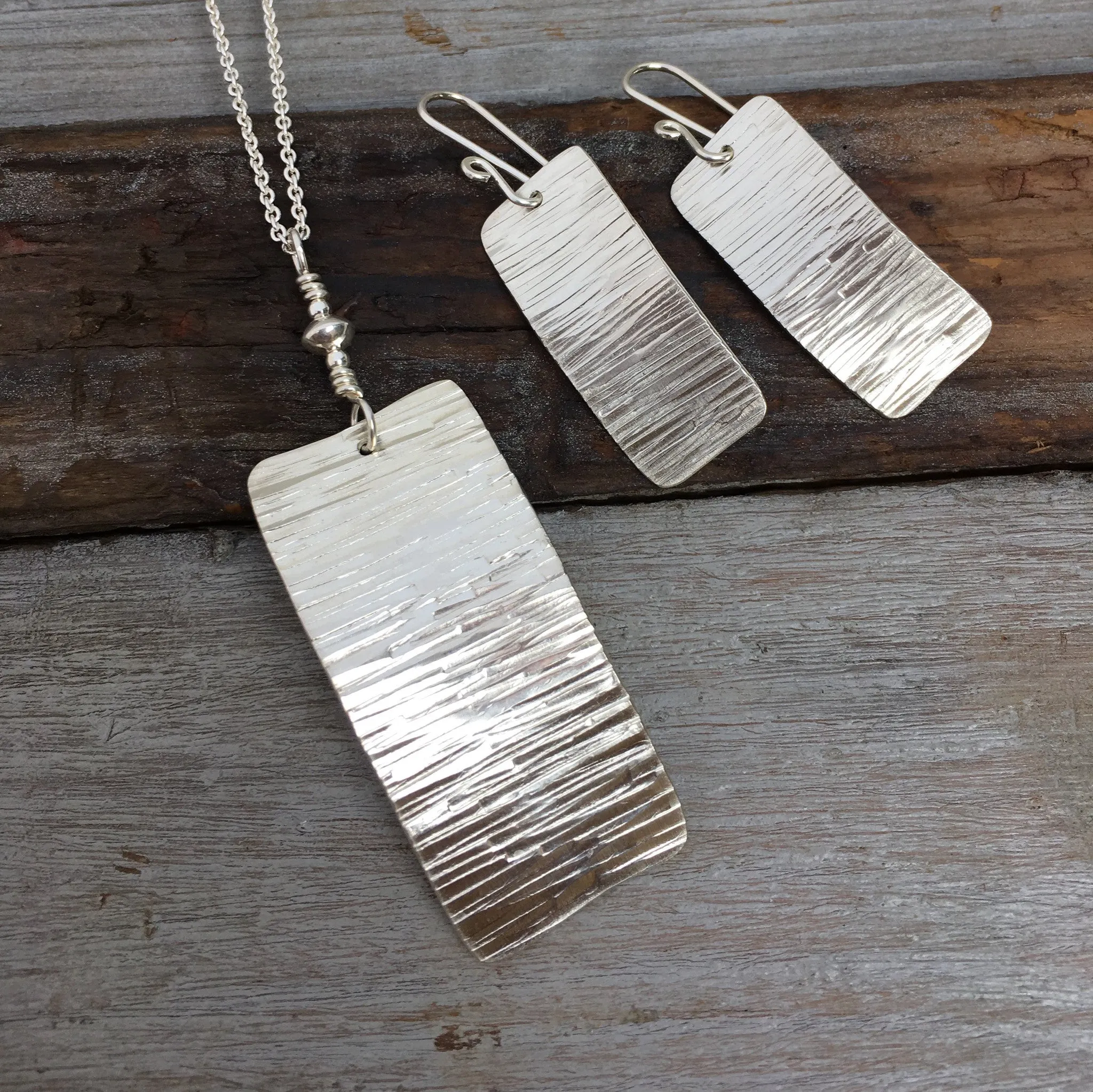 Tree Bark Earrings