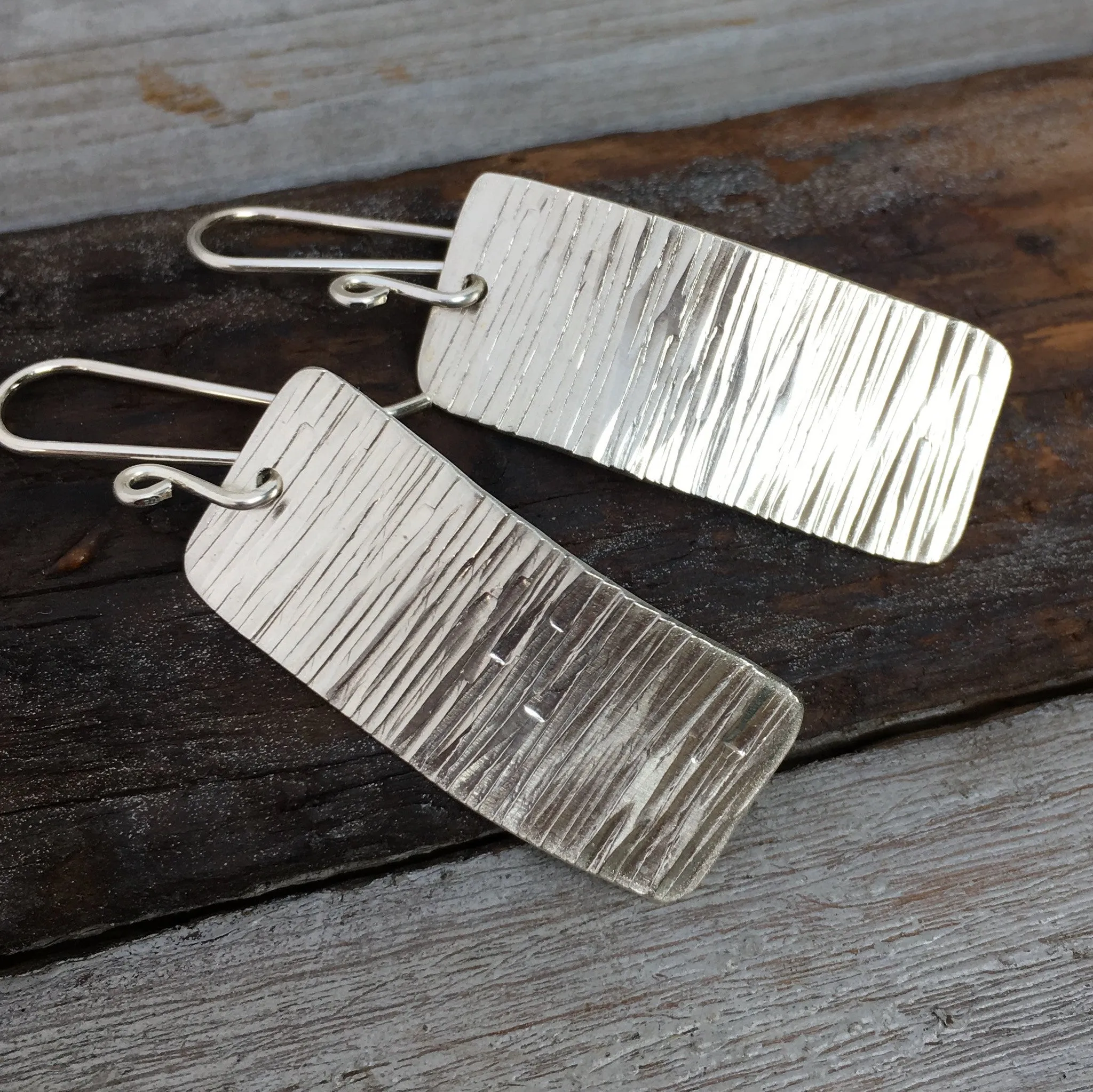 Tree Bark Earrings