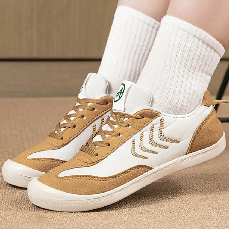 Women Sneakers Mix Color Flat Shoes