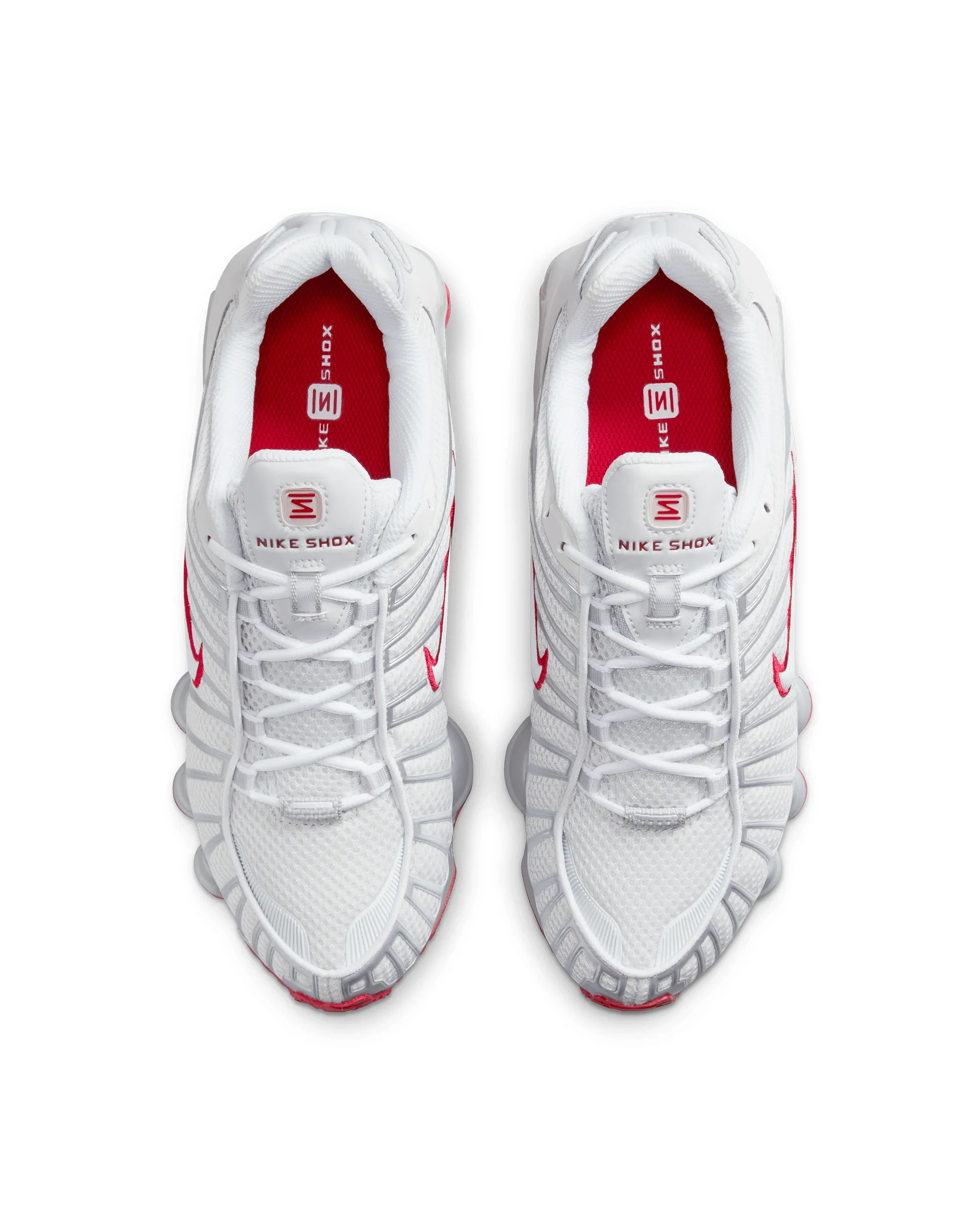 Womens Shox Tl - Platinum Tint / White-Gym Red