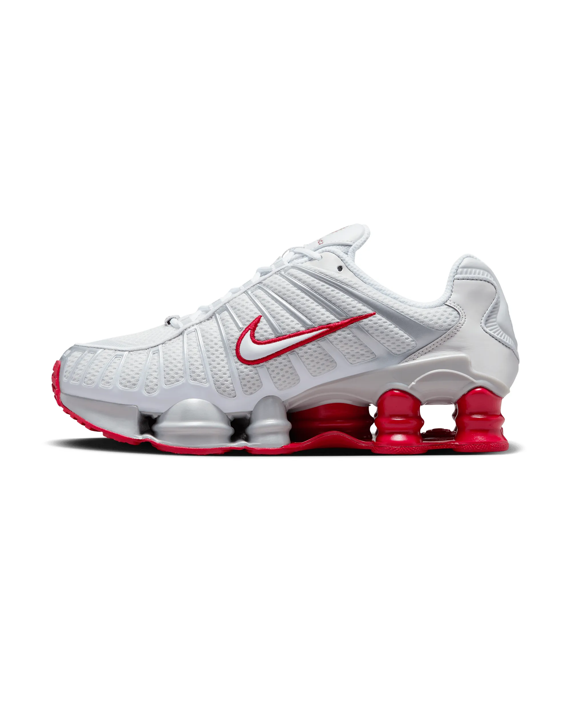 Womens Shox Tl - Platinum Tint / White-Gym Red