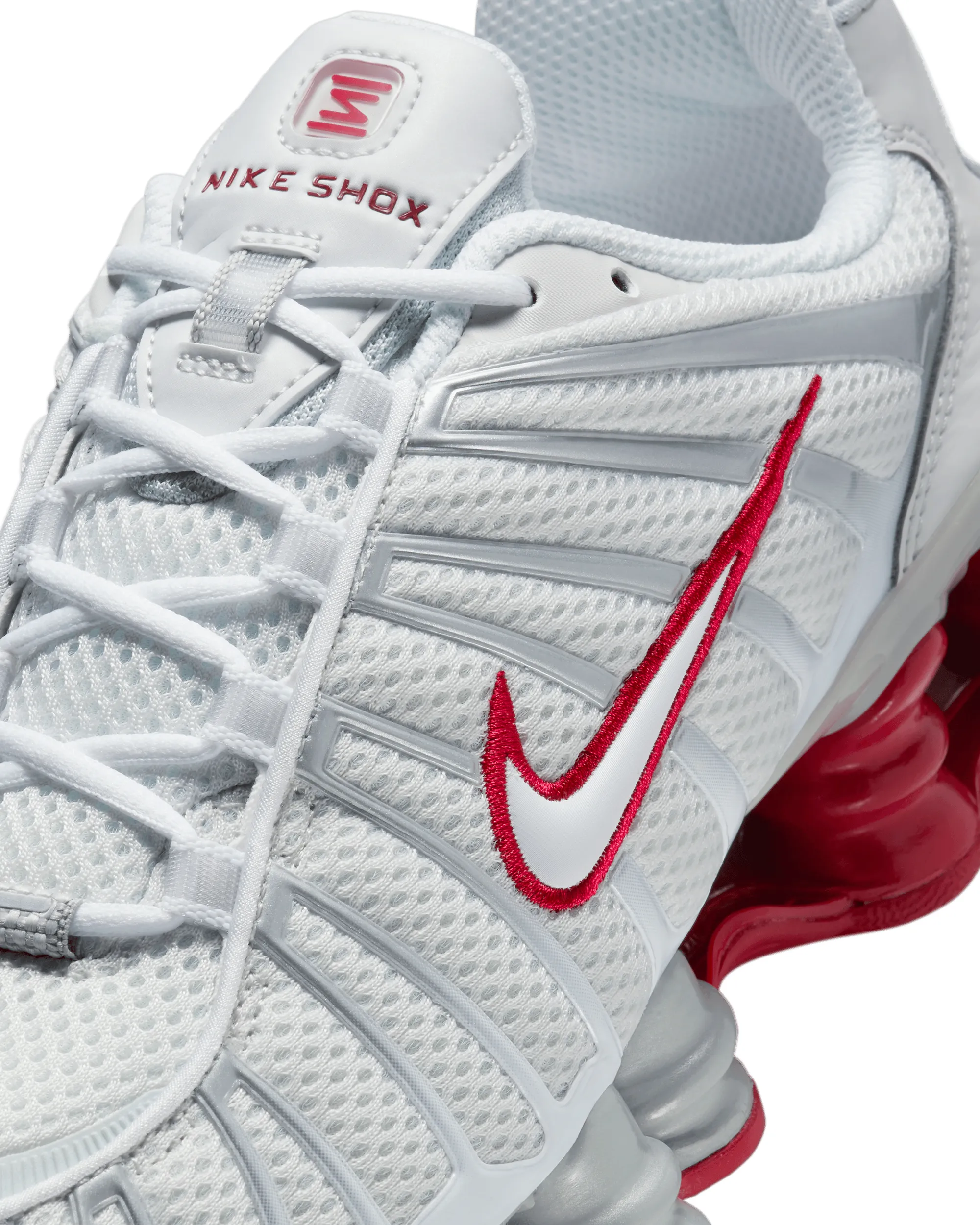 Womens Shox Tl - Platinum Tint / White-Gym Red